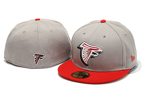 Atlanta Falcons Grey Fitted Hat YS
